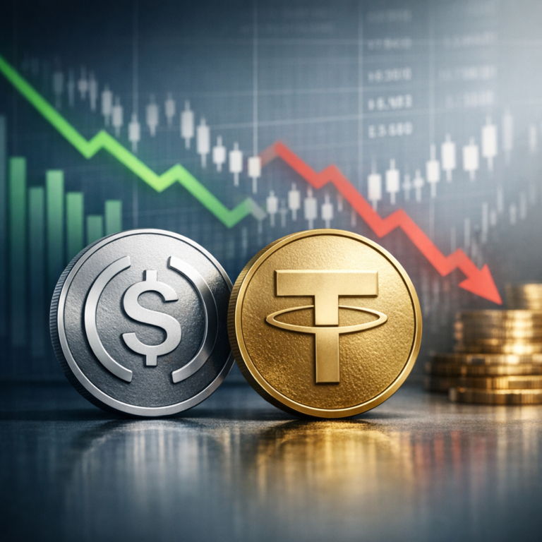 ## Stablecoinvolymen når rekord – USDC tar ledningen före Tether Den globala överföringsvolymen i stablecoins steg nyligen till en ny rekordnivå på omkring 1,8 biljoner dollar under en enskild månad, enligt sammanställningar av on-chain-data. I samma period passerade USD Coin (USDC) marknadsledaren Tether (USDT) i transfererad volym, trots att USDT fortsatt är större sett till utestående utbud. Utvecklingen pekar på att användningsmönstren i stablecoin-marknaden håller på att differentieras: ett mynt kan dominera som likviditetsreserv, medan ett annat används mer aktivt för faktiska transaktioner. Rekordnoteringen kommer samtidigt som kryptomarknaden generellt har sett ökad aktivitet, men stablecoins har i allt högre grad en egen roll som “betalningsräls” för handel, arbitrage, remitteringar och företagsbetalningar – särskilt i miljöer där banköverföringar är långsammare eller dyrare. ## Volym är inte samma sak som marknadsandel Att USDC går om USDT i överföringsvolym betyder inte automatiskt att USDC är “större” i traditionell mening. USDT har under lång tid haft ett högre cirkulerande utbud och dominerar ofta i sammanhang där stora belopp parkeras på börser, i OTC-handel eller i regioner där USDT har stark distribution. Transfererad volym mäter däremot hur ofta och hur mycket som faktiskt flyttas on-chain. En stablecoin med lägre total supply kan därför toppa volymstatistiken om den används mer frekvent i handelssystem, automatiserade strategier eller i applikationer där kapital cirkulerar snabbt. Det gör volymmåttet till en indikator på “pengars omloppshastighet” snarare än storlek. ## Varför USDC kan ha fått ett volymövertag En trolig förklaring är att USDC fått ökad användning i vissa infrastrukturer där transparens, regelefterlevnad och integration med större aktörer väger tungt. USDC är i många fall tydligt integrerad i institutionella flöden och decentraliserade applikationer som prioriterar spårbarhet och rapportering. Det kan göra att fler transaktioner routas via USDC, även om kapitalbasen totalt sett är mindre än USDT:s. Dessutom spelar kedjeval roll. USDC har historiskt haft stark närvaro på Ethereum och dess lager-2-nätverk, där stora delar av DeFi-aktiviteten och en betydande del av den tokeniserade likviditeten finns. Om en större andel av handeln och settlement sker i dessa miljöer kan USDC:s volym öka snabbare än USDT:s, även om USDT fortsatt dominerar på andra nätverk och på vissa centrala börser. ## Vad rekordnivån säger om marknaden Att stablecoinöverföringar når 1,8 biljoner dollar på en månad understryker att stablecoins fungerar som ett parallellt betalningssystem i kryptomiljön. Det är också en signal om att stablecoins i praktiken används för mer än bara “parkering” i volatila perioder. Hög volym tenderar att sammanfalla med ökad handelsaktivitet, men kan även drivas av fler företagsflöden, effektivare cross-chain-broar och växande användning i regioner med svagare bankinfrastruktur. Samtidigt bör siffror på kedjenivå tolkas med viss försiktighet. On-chain-volym kan påverkas av börsers interna ombalanseringar, automatiserade strategier och transaktioner mellan egna adresser. En del av ökningen kan därför spegla strukturella förändringar i hur likviditet flyttas mellan plattformar, inte enbart “organisk” efterfrågan från nya användare. ## Nästa datapunkt: var volymen uppstår För att avgöra om USDC:s volymledarskap är ett skifte eller ett tillfälligt utslag blir det avgörande att följa var transaktionerna sker: på centraliserade börser, i DeFi-protokoll, mellan företag eller via betalningsappar. Även stabilitet i inlösenmekanismer, bankrelationer och regulatoriska besked i USA och EU kan påverka vilken stablecoin som får mest “trafik” framöver, oavsett vem som har störst utbud.