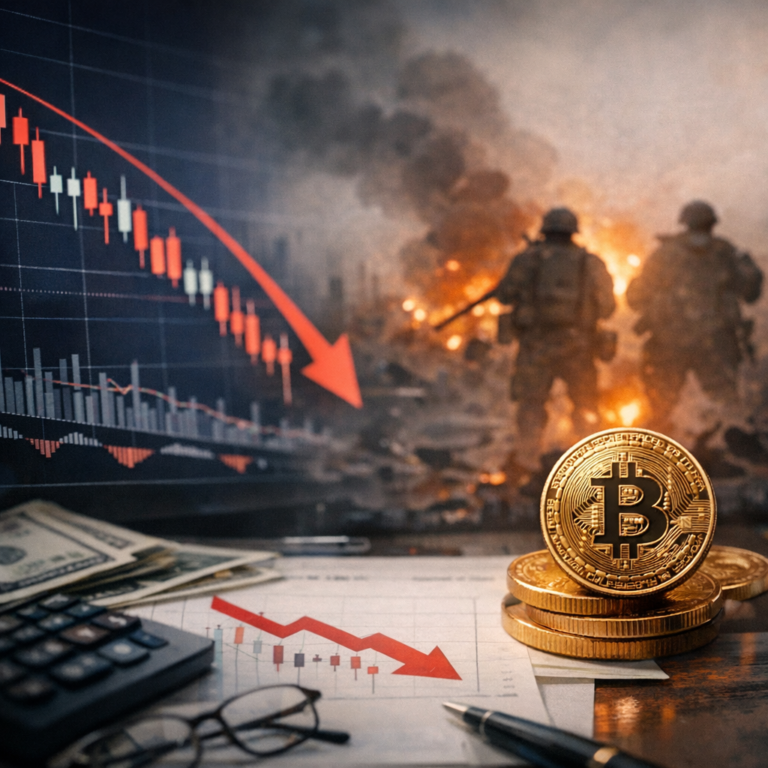 ### Ökande oro i riskmarknaderna pressar BTC-sentimentet Sannolikheten för att bitcoin faller tillbaka mot 65 000 dollar har stigit i takt med att marknadsoron breder ut sig kring två parallella riskfaktorer: tilltagande problem i den amerikanska sektorn för privat kredit (private credit) och en förnyad geopolitisk osäkerhet kopplad till USA:s militära engagemang utomlands. Sammantaget har det bidragit till en tydligare riskaversion i bredare marknader, vilket ofta spiller över på kryptotillgångar trots att bitcoin ibland handlas som en alternativ riskhedge. I derivatmarknaden syns tecken på att investerare i högre grad positionerar sig för nedsida. Optionsprissättning och så kallad skew – där säljskydd (puts) blir relativt dyrare än köpoptioner (calls) – tenderar att stiga när fler söker skydda portföljer mot kortsiktiga fall. Detta sammanfaller med en miljö där även aktiemarknaden och kreditmarknaderna uppvisar ökade svängningar, vilket kan påverka likviditeten och viljan att hålla mer volatila tillgångar. ### Private credit i fokus när refinansiering blir dyrare Private credit-marknaden har vuxit kraftigt de senaste åren, i takt med att företag sökt finansiering utanför traditionella banker. I en period med högre räntor och stramare villkor blir dock refinansieringsrisken mer framträdande, särskilt för bolag med svagare kassaflöden eller kortare löptider på sina lån. När investerare börjar ifrågasätta kreditkvalitet och återbetalningsförmåga kan spridningseffekter uppstå, även om exponeringen inte alltid är transparent. För kryptomarknaden är kopplingen indirekt men relevant: om kreditoron påverkar finansieringskostnader och riskaptit i det finansiella systemet kan kapital dras från tillgångar som bitcoin och altcoins. I praktiken kan det betyda lägre nettotillskott, minskad belåning och en mer defensiv positionering bland större aktörer. ### Geopolitik och ”risk-off” slår mot volatil handel Samtidigt har nyhetsflödet kring USA:s militära aktiviteter och en mer spänd geopolitisk omvärld bidragit till ett klassiskt ”risk-off”-läge. När osäkerheten ökar tenderar investerare att prioritera likviditet och korta räntepapper, medan mer riskfyllda tillgångar får svårare att attrahera nya köpflöden. Bitcoin har i perioder uppvisat egenskaper som påminner om ”digitalt guld”, men på kort sikt har priset ofta följt det bredare riskklimatet, särskilt när volatiliteten ökar snabbt. Det är också i sådana miljöer som marknaden blir känslig för tekniska nivåer. Om 65 000 dollar uppfattas som en psykologiskt viktig zon kan ökade hedgar och stoppordrar förstärka rörelserna mot nivån, även utan en enskild utlösande nyhet. ### Tekniska nivåer och flöden att bevaka Att oddsen för ett fall mot 65 000 dollar stiger behöver inte innebära att marknaden ”räknar med” en djup nedgång, men det signalerar att fler investerare ser ett mer tvåsidigt scenario än tidigare. På kort sikt blir fokus därför både makrodrivet och flödesdrivet: utvecklingen i kreditspreadar och räntor, dollarns styrka samt om kapital fortsätter in i spot-ETF:er eller om inflödena bromsar in. För bitcoin handlar mycket om hur snabbt riskaptiten kan stabiliseras. Om kreditoron visar sig hanterbar och geopolitiken inte eskalerar kan prissättningen i derivatmarknaden normaliseras. Omvänt kan en kombination av sämre likviditet, svagare börshumör och ökad efterfrågan på skydd göra att 65 000-dollarzonen kommer närmare i närtid.