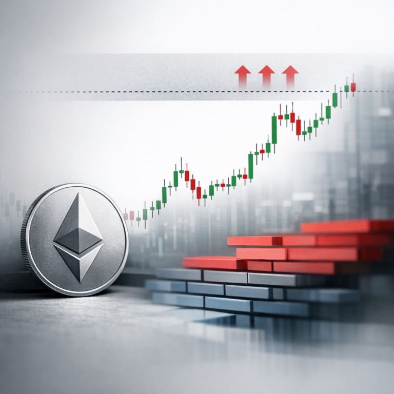 ## Ether håller 2 000 dollar – fokus skiftar mot kort likviditet ovanför Ether (ETH) handlas fortsatt kring den psykologiskt viktiga nivån 2 000 dollar efter en period av relativt stabil prisutveckling. Under de senaste dygnen har marknaden i högre grad börjat rikta blicken mot så kallad ”overhead short liquidity” – nivåer ovanför spotpriset där många korta positioner riskerar att tvingas stänga om kursen stiger. Det skapar förutsättningar för snabba rörelser uppåt, men signalerar inte i sig en mer långsiktig trendvändning. Att 2 000-nivån håller ses av många aktörer som en tekniskt relevant markör: den fungerar både som stöd och som en referenspunkt för riskhantering. När priset etablerar sig nära en sådan nivå brukar likviditeten i orderboken och aktiviteten i derivatmarknaden öka, eftersom fler kortsiktiga strategier söker inträden med tydliga stop-loss-nivåer. ## Vad menas med “short liquidity” ovanför priset? Kort likviditet ovanför aktuellt pris uppstår när en större mängd blankningspositioner ligger placerade med stoppnivåer och likvideringsnivåer på högre prisnivåer. Om ETH rör sig uppåt och når dessa nivåer kan två mekanismer förstärka rörelsen: 1) **Korta positioner stängs manuellt (stoppar triggas)**, vilket innebär köporder. 2) **Tvångslikvideringar i hävstångspositioner**, där börser automatiskt köper tillbaka för att stänga positionen. Resultatet kan bli en ”squeeze”-liknande effekt där uppgången drivs mer av positionering än av nytt kassaflöde in i marknaden. För spotinvesterare innebär det ofta att priset kan röra sig snabbt mellan närliggande tekniska nivåer, men också att uppgångar kan bli ryckiga och kortlivade om köptrycket inte följs av fortsatt efterfrågan. ## Derivatpositionering och risk runt 2 000-dollarområdet Att ETH håller sig runt 2 000 dollar sammanfaller ofta med att terminsmarknaden prissätter en relativt balanserad riskbild. När priset konsoliderar nära en tydlig nivå tenderar finansieringsräntor och öppet intresse (open interest) att bli extra viktiga att följa: stigande open interest samtidigt som priset rör sig uppåt kan tyda på ny riskaptit, men kan även signalera att marknaden bygger upp en mer sårbar hävstångsexponering. Om många korta positioner ligger ”på fel sida” ovanför priset kan en begränsad uppgång räcka för att driva igenom flera likviditetszoner. Samtidigt är 2 000-nivån nära nog för att fungera som en punkt där sentiment snabbt kan skifta: misslyckade försök att etablera sig högre kan locka fram vinsthemtagningar och kortsiktiga re-entries på nedsidan. ## Tekniska nivåer och möjliga scenarier på kort sikt På kort sikt tittar traders ofta på zonen strax ovanför 2 000 dollar som en brytpunkt mellan range-handel och ett mer riktat test uppåt. Om priset stiger och tar ut närliggande motstånd kan nästa rörelse i hög grad bli beroende av om spotköpare följer med, eller om det främst är derivatdrivna återköp som ligger bakom. Ett alternativt scenario är att 2 000 dollar fortsätter fungera som magnetnivå, där ETH rör sig sidledes medan likviditet byggs upp på båda sidor. I en sådan miljö blir kortsiktiga utbrott ofta falska, särskilt om volymen i spotmarknaden förblir dämpad. Sammantaget pekar prissättningen runt 2 000 dollar på en marknad där positionering och likviditetsnivåer kan få stor påverkan på intradagsrörelser, medan ett mer hållbart skifte sannolikt kräver att uppgångar backas upp av bredare efterfrågan och stabilare spotvolymer.